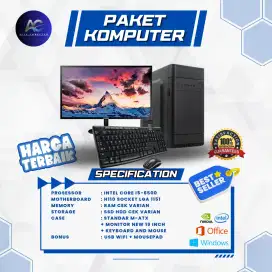 Paket komputer rakitan admin murah siap pakai