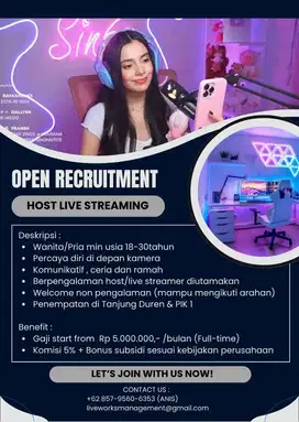 Loker Host Live Streaming