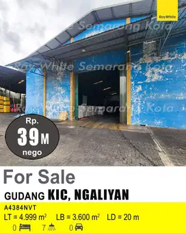 DIJUAL GEDUNG DI KIC NGALIYAN A4384