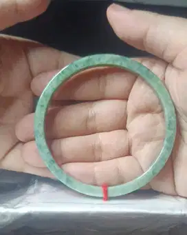 Giok Type A Certified Square Guatemala Jade Bangle 100% Genuine