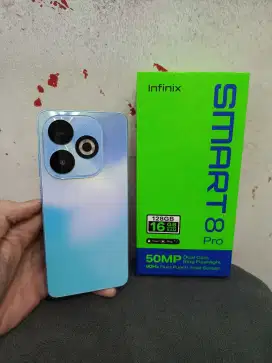 Infinix smart 8 pro 8+8/128 fullset ori, mulus, nominus, siap pakai