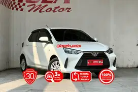Toyota New Agya 1.2 G CVT 2023 Putih Matic AT DP minim 17 juta