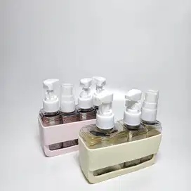 botol travelling refill cairan shampo sabun warna pink ALPHA GOODS