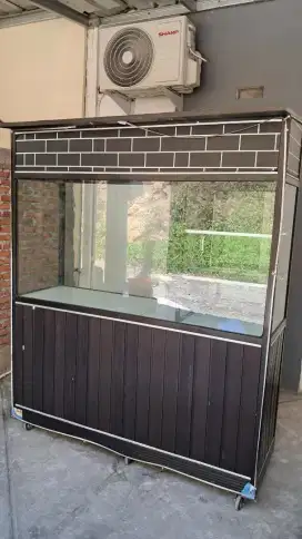 gerobak jualan aluminium