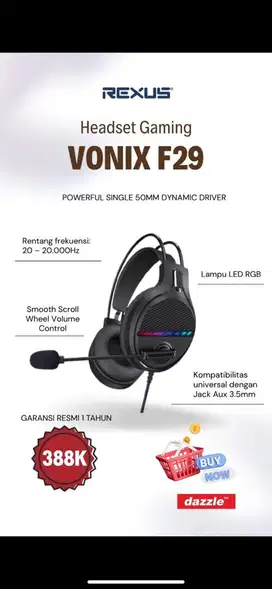 Rexus HEADSET GAMING VONIX F29