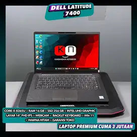 Dell Latitude 7400 Core i5 Gen8 Ram 16GB / 256GB Layar Fhd