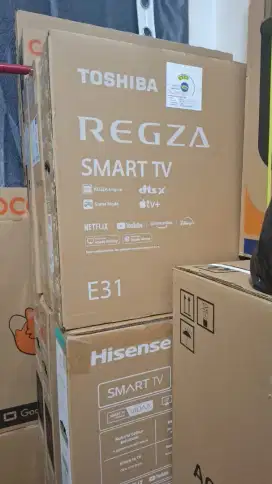 Tv toshiba smart tv 32 inc baru segel garansi resmi+ pasang bracket