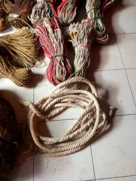 Tambang serat dan Rotan.
