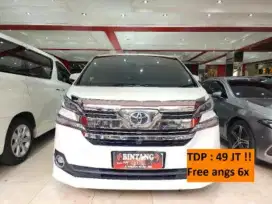 VELLFIRE G 2.5 AT 2017 PUTIH / ALPHARD (BINTANG MOTOR)