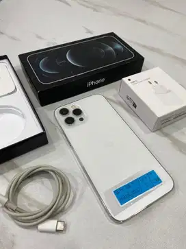 IPHONE 12 PRO MAX 256GB SILVER FULLSET INTER 2ND
