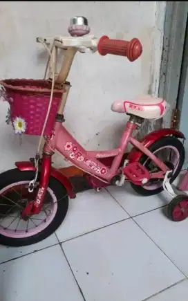 Sepeda anak warna pink