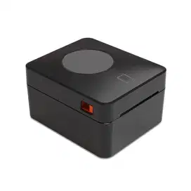 barcode printer bluetooth thermal a6 110mm merk vin solusindo hitam