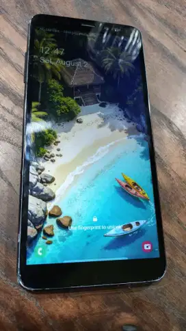 Samsung A8+ Ram 6/64, Batangan, LCD no ori, Siap pakai