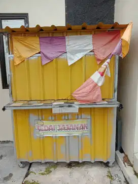 Jual gerobag jualan es teh harga 1,7.