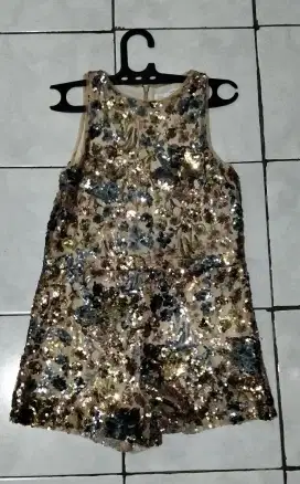 Preloved Zara Jumpsuit Sequin