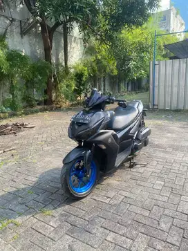 Jual cepat Aerox connected ABS hitam doff seri pertama 2021 modif