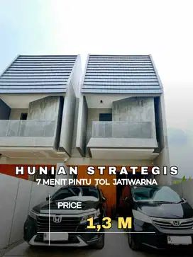 Hunian strategis 7 menit pintu tol jatiwarna