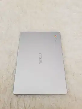 Asus Chromebook, (OS Chrome), Seri Baru, Slim, Fullset, Silver
