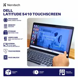 Dell Latitude 5410 Touch Core i5 Gen 10 8GB/512GB Laptop Face Unlock