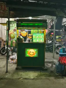 JUAL BUTUH booth bekas minuman