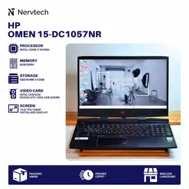 HP Omen 15-DC1057NR Core i7 Gen 9 GTX 1650 4GB 8GB/512GB Gaming Laptop