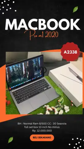 Macbook pro M1 2020 A2338 (second)