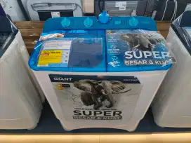 Mesin Cuci 2 Tabung Polytron 8 KG Cicilan Tanpa DP Gratis 2x Cicilan