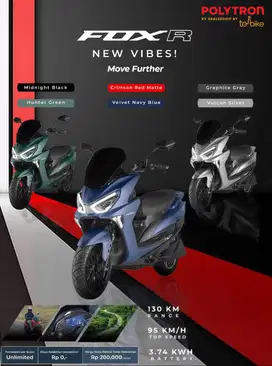 [Motor Baru] Motor Listrik Polytron FOX R Subsidi 7jt 2025 PRE-ORDER