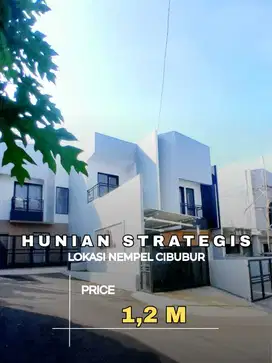 Hunian harga murah lokasi strategis nempel cibubur