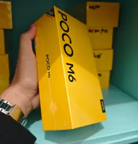 POCO M6 8/256 GARANSI RESMI XIAOMI 15 BULAN NO REPACK