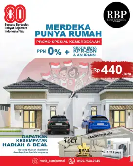 PROMO RUMAH UK. 7.7x14 LOKASI MEDAN JOHOR HARGA 440 JUTA