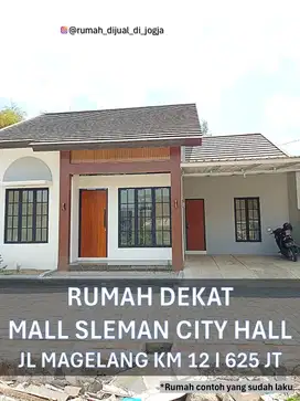 Rumah dekat Mall Sleman City Hall di Wadas Tridadi Sleman Siap Huni