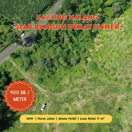 Kavling malang, cocok bangun hunian, SHM Siap Bangun