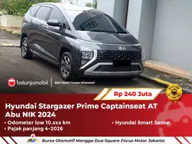 [ LOW KM ] Hyundai Stargazer Prime Captainseat AT Abu NIK 2024 2025