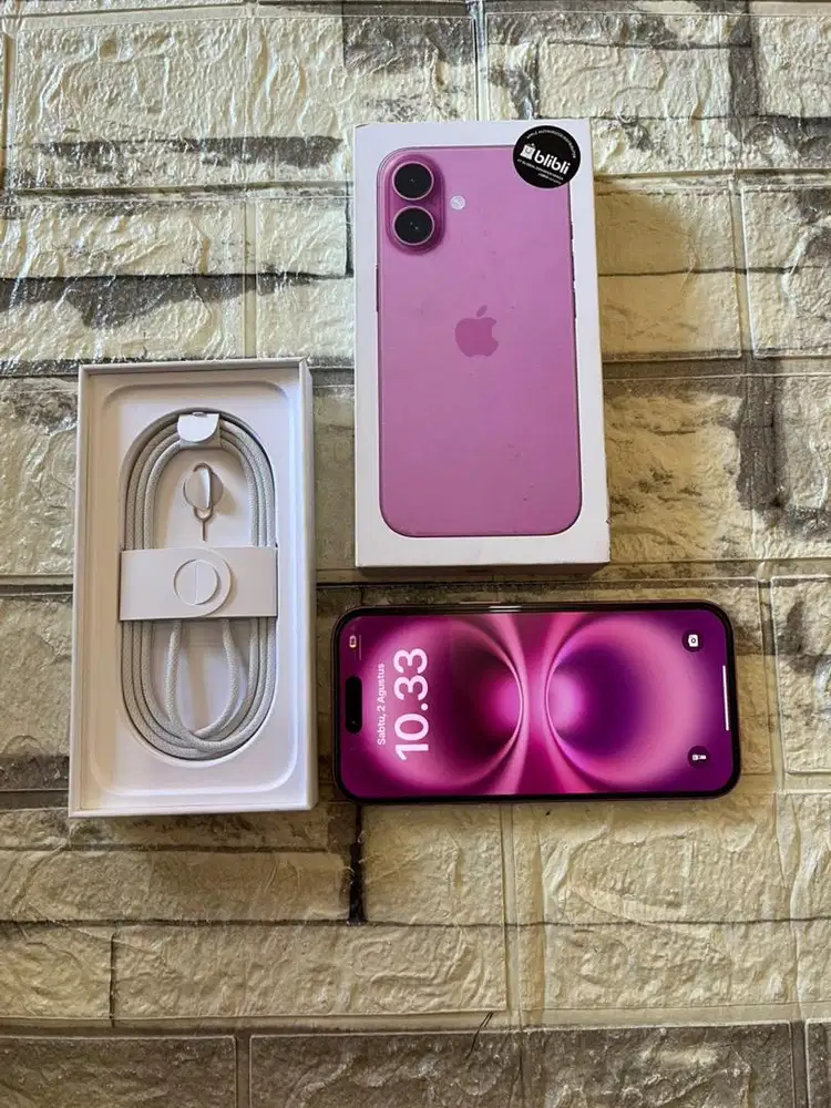 Iphone 16 128 Resmi Mulus Fullset Ori Garansi On
