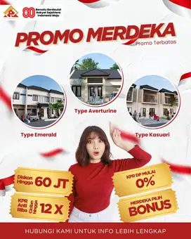 PROMO MERDEKA RUMAH KPR BANGUNTAPAN BANTUL DKAT KOTAGEDE,GEDONG KUNING