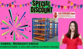 Rak gudang supermarket
