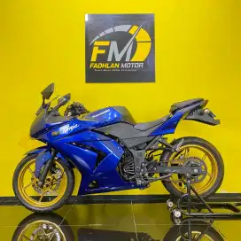 Kawasaki Ninja 250 tahun 2010 biru pajak hidup panjang