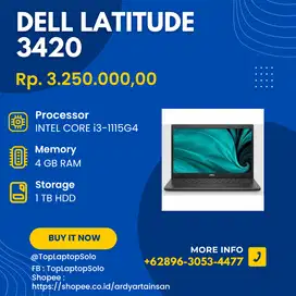 DELL LATITUDE 3420 - INTEL CORE i3-1115G4 - RAM 4 GB - HDD 1 TB