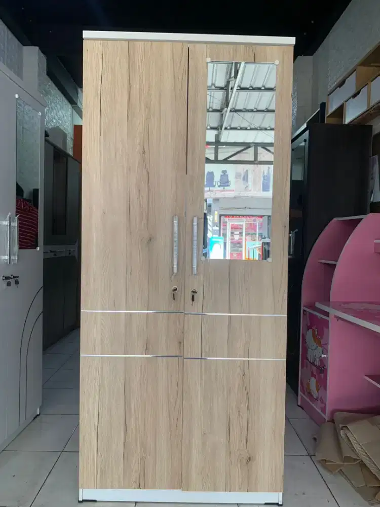 Promo Lemari Pakaian 2 Pintu Dapatkan Voucher Pembelian 25rb