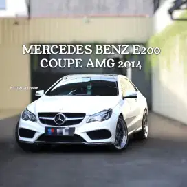 MERCEDES BENZ E200 COUPE AMG 2014 LOW KILOMETER