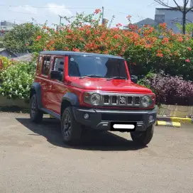 Km2 rb suzuki jimny 5 door 4x4 matic 2024 merah tangan pertama