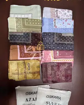 Grosir jilbab azara print murah malang