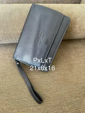 Tas Tangan Clutch Handbag Pria Leather Balenciaga