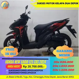 HONDA NEW VARIO125 CBS 2024 CASH/KREDIT DP MURAH SYARAT MUDAH