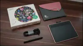 Pen Tablet Wacom Intuos Pen & Bluetooth Small, Pink CTL-4100WL/P0-CX