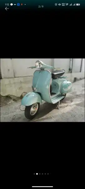 Vespa VBB 1964 Full Restorasi Pajak ON
