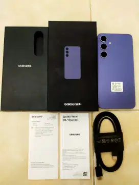 Samsung galaxy S24 plus seperti baru 12/256