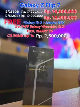 Samsung Galaxy Z Flip 7 - Rp. 16,999,000