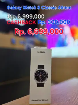 Samsung Galaxy Watch 8 Classic - Rp. 6,699,000